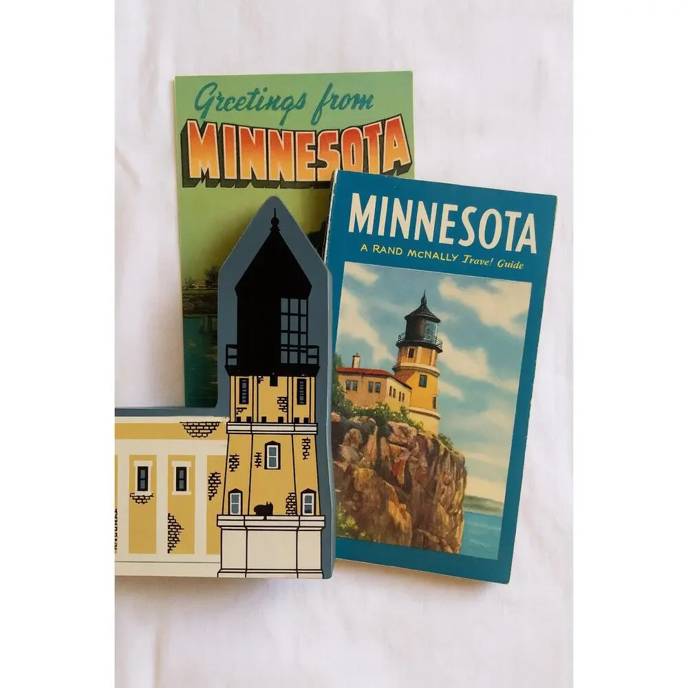 Cat’s Meow Village Split Rock Lighthouse Minnesota 1990 Series Signed 1993